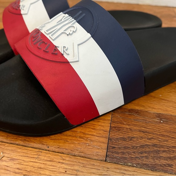Moncler Basile Slides Size IT 43 Multicolor Sandals *SEE DESCRIPTION* - Picture 10 of 13